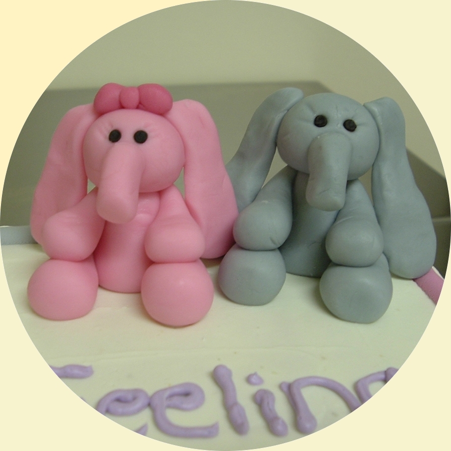 Elephant get well cake
